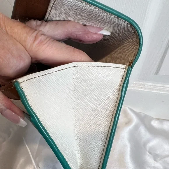 FURLA AUTHENTIC LONG BLUE ZIP AROUND WALLET - Picture 11 of 14